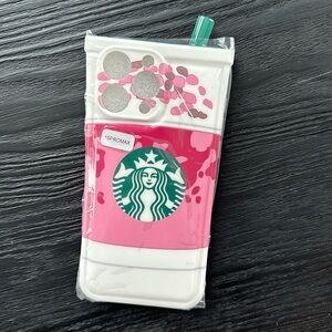 NEW WITH TAGS. Starbucks iPhone 15 Pro Max Case. Pink drink themed.
